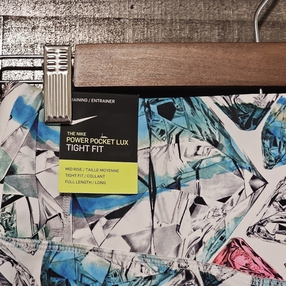 New Nike Power  Mid Rise Training Tights - Picture 8 of 12